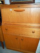 A teak bureau