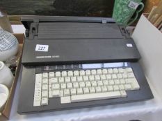 A Silver Reed typewriter