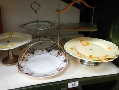 A quantity of cake stands