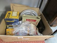A box of film related objects