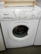 A Hotpoint washing machine