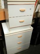 A 2 drawer & 3 drawer bedroom chests