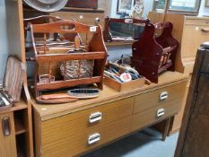 A teak dressing table