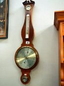 An inlaid barometer