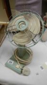 A vintage desk fan