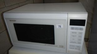 A Sharp convection and grill microwave