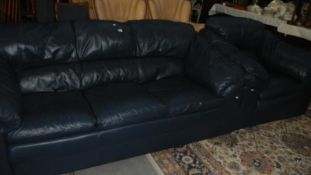 A 3 seater sofa and chair