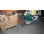 2 boxes of tools etc