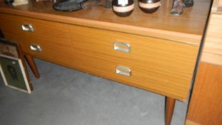 A retro teak sideboard