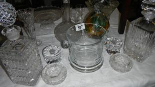 Glass decanters and other glass