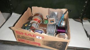 A box of various wires