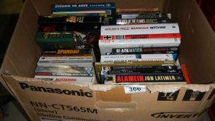 A box of WW2 and military books