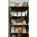 4 shelves of assorted picture frames