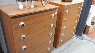 2 5 drawer modern chest of drawers