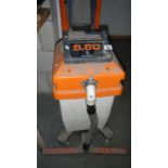 A heavy duty floor cleaner