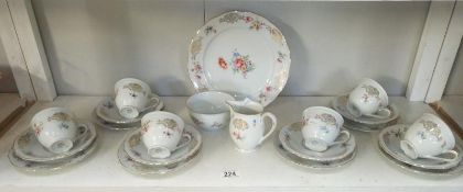 A quantity of Bavaria teaware (21 pieces)