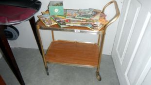 A retro tea trolley