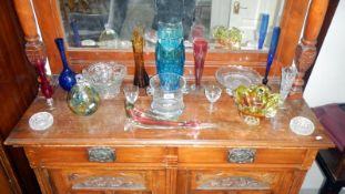 A good collection of Art Glass, crystal,