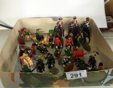 A collection of Britain's soldiers and other lead soldiers