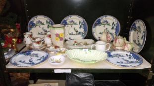 A quantity of plates & cups etc. Including Royal Albert & Carltonware etc.