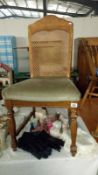 A bergere chair