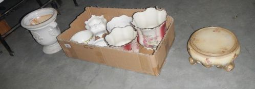 A quantity of plant pots