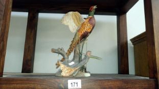 A pheasant ornament