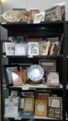 4 shelves of picture frames