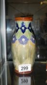 A 19th century Doulton Lambeth stoneware vase