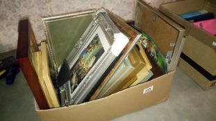 A quantity of picture frames