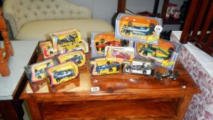 14 model racing cars including Corgi, MIRA,