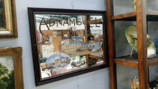 An Adnams & Co Ltd advertising mirror