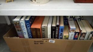 A quantity of history books including Ancient Greece, Romans & Military etc.