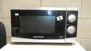 A Morphy Richards microwave