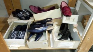 A quantity of shoes & slippers (sizes 3 & 5)