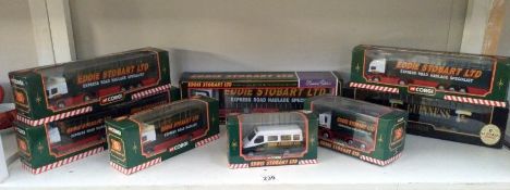 7 Eddie Stobart lorries including 1 limited edition & a Guiness lorry