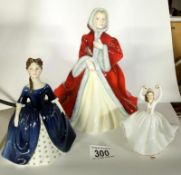 3 Royal Doulton figurines: Rachel,