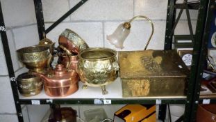 A quantity of brass & copper etc.