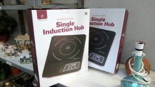 2 boxed Andrew James single induction hobbs