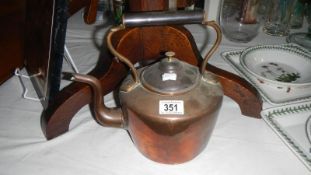 A copper kettle