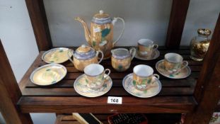 13 pieces of oriental coffee ware