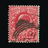 Great Britain - KEVII : (SG 275a) 1911 Harrison perf 14 1d aniline rose, fine used. Cat £140 (