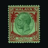 Malaya - Straits Settlements : (SG 260-74) 1917 Red Cross pair, 1935 Silver Jubilee and 1937-41