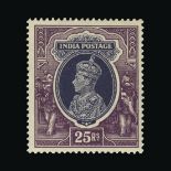 India : (SG 264) 1937 25R slate violet and purple fresh l.m.m. Cat £275 (image available)