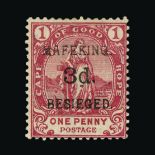 Cape of Good Hope - Mafeking : (SG 3) 1900 3d on Cape 1d red fresh m.m., light creasing Cat £325 (