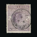 Great Britain - KEVII : (SG 315) 1911-13 SH 2s6d dull greyish purple, centred to NE, light dated