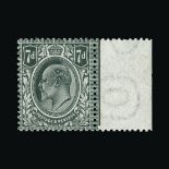 Great Britain - KEVII : (SG (305)) 1911-13 SH 7d very deep slate-grey, fine marginal u.m. SG Spec.