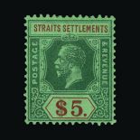 Malaya - Straits Settlements : (SG 218-40a) 1921-33 set complete to $5 for all shades and Dies,