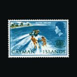 Cayman Islands : (SG SG205a ) 1967 Tourism 4d 'Water-skiing', 'Gold (value, crown etc.) Omitted'
