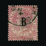 British Post Offices in Siam : (SG 16) 1882-85 CA 4c rose used, part Bangkok 1883 c.d.s., tiny